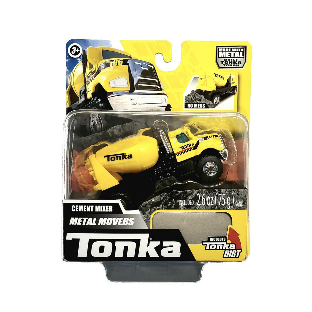 Schylling Tonka Metal Movers Cement Mixer Vehicle - Radar Toys