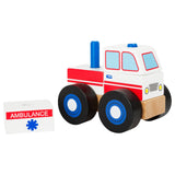 Small Foot Construct A Vehicle Ambulance Playset 11074 - Radar Toys