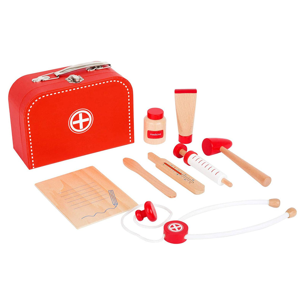 Small Foot Doctors Kit With Carry Case Playset 11183 - Radar Toys