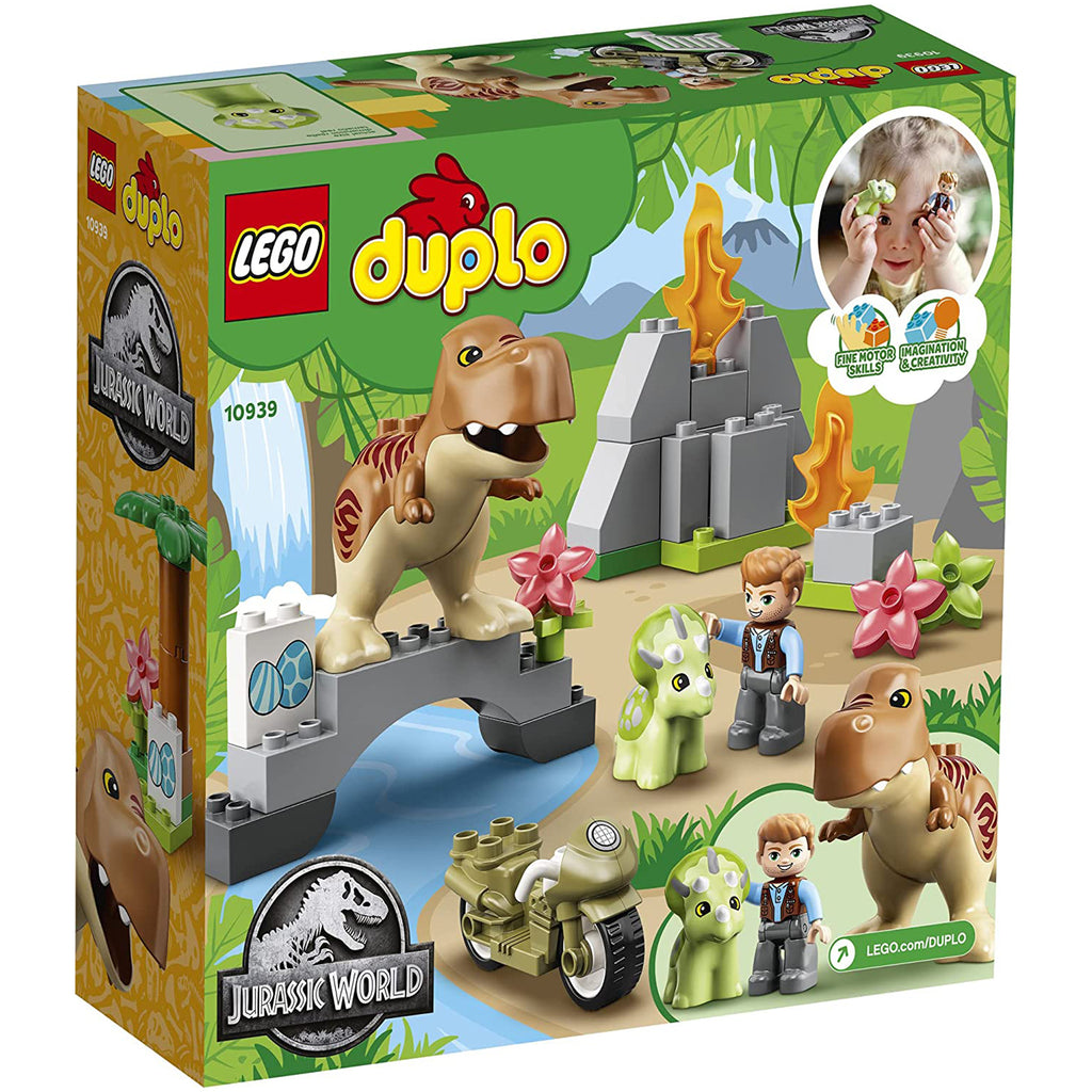 LEGO® Duplo Jurassic World T. Rex And Triceratops Dinosaur Breakout Building Set 10939