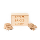 Eco Bricks Wooden Bamboo Blocks 90 Piece Set - Radar Toys