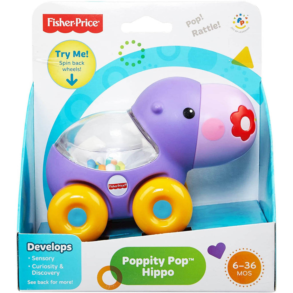 Fisher Price Develops Rattle Poppity Pop Hippo - Radar Toys