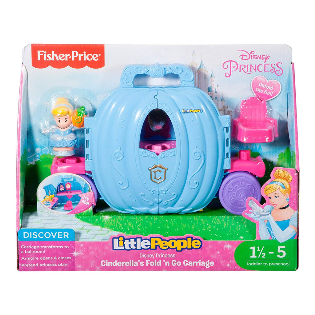 Fisher Price Little People Disney Cinderella's Fold'n Go Carriage Set