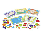Melissa And Doug Animal Pattern Blocks Set - Radar Toys