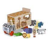 Melissa And Doug Classic Toy Safari Animal Rescue Truck Set - Radar Toys