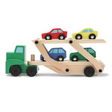 Melissa And Doug Classic Toy Wooden Car Carrier Set - Radar Toys