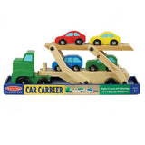 Melissa And Doug Classic Toy Wooden Car Carrier Set - Radar Toys