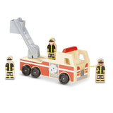 Melissa And Doug Classic Toy Wooden Fire Truck - Radar Toys