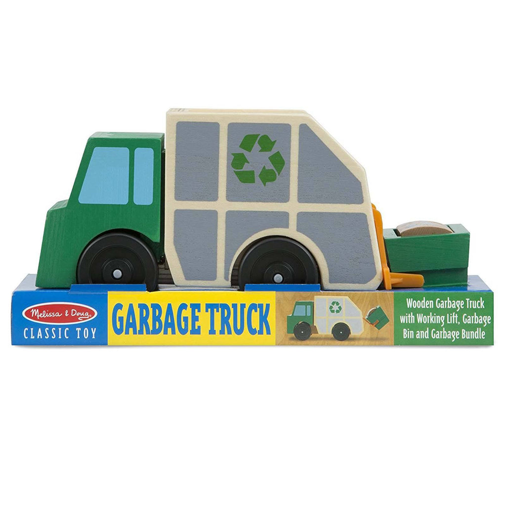 Melissa And Doug Classic Toy Wooden Garbage Truck - Radar Toys