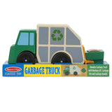 Melissa And Doug Classic Toy Wooden Garbage Truck - Radar Toys