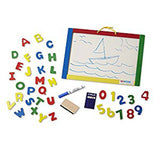 Melissa And Doug Classic Toy Wooden Magnetic Chalk And Dry-Erase Board - Radar Toys