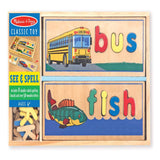 Melissa And Doug Classic Toy Wooden See And Spell - Radar Toys