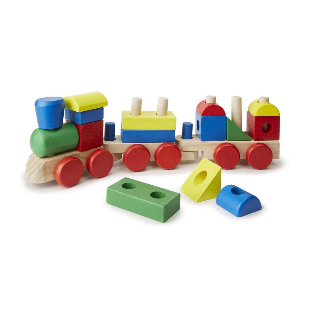 Melissa And Doug Classic Toy Wooden Stacking Train Play Set