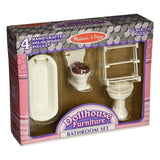 Melissa And Doug Doll House Furniture Bathroom Set - Radar Toys