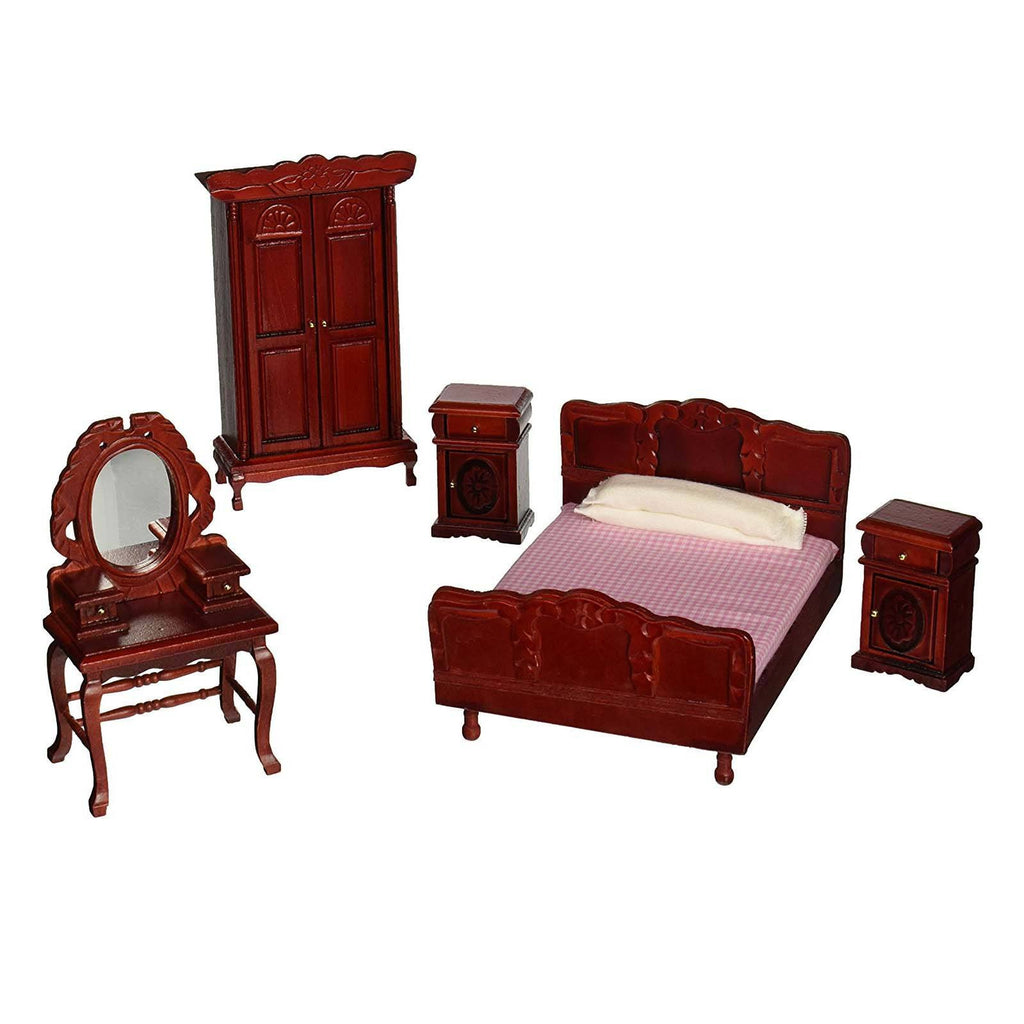 Melissa And Doug Doll House Furniture Bedroom Set