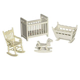 Melissa And Doug Doll House Furniture Nursery Set - Radar Toys