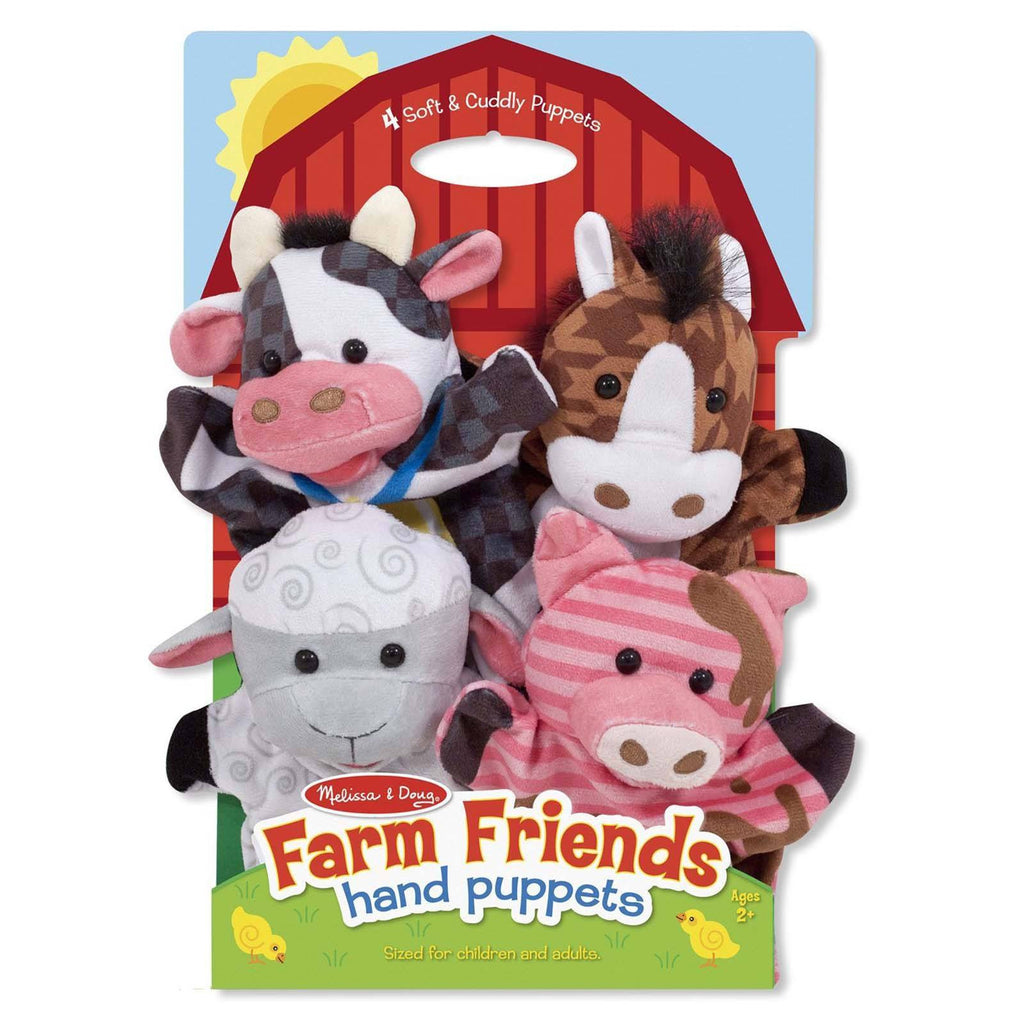 Melissa And Doug Farm Friends Hand Puppets - Radar Toys