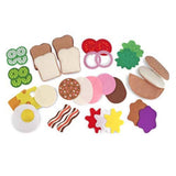 Melissa And Doug Felt Food Sandwich Set - Radar Toys
