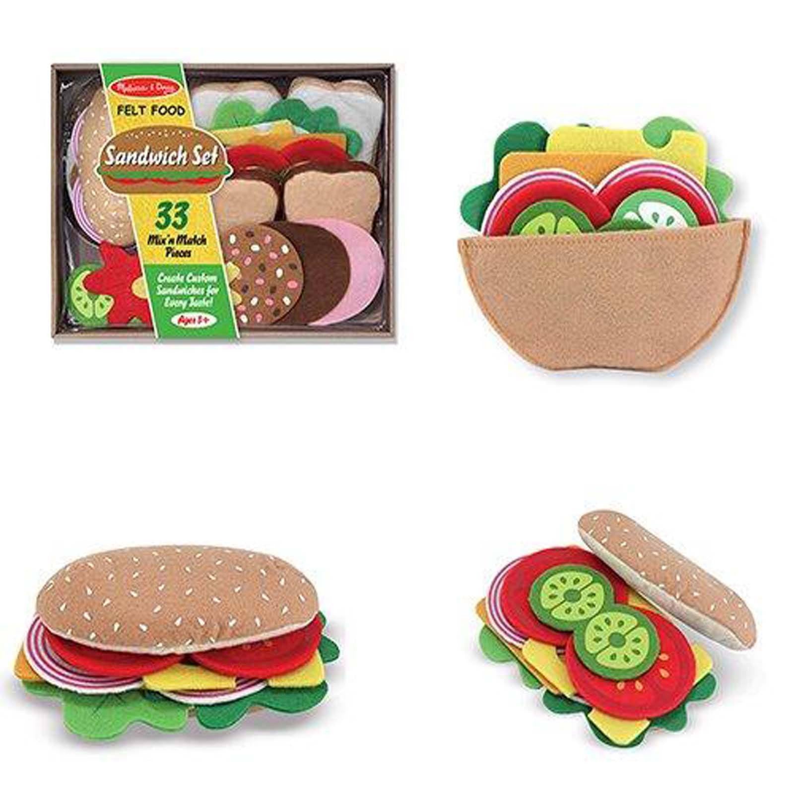 Melissa and doug felt food sandwich set sales