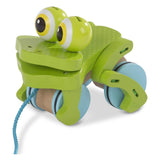 Melissa And Doug First Play Frolicking Frog Pull Toy - Radar Toys