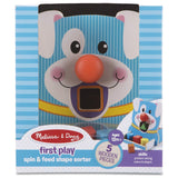 Melissa And Doug First Play Spin And Feed Shape Sorter - Radar Toys