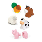 Melissa And Doug K's Kids Pop Blocs Farm Animals Set - Radar Toys