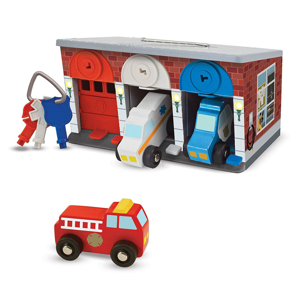 Melissa And Doug Keys And Cars Rescue Garage Play Set