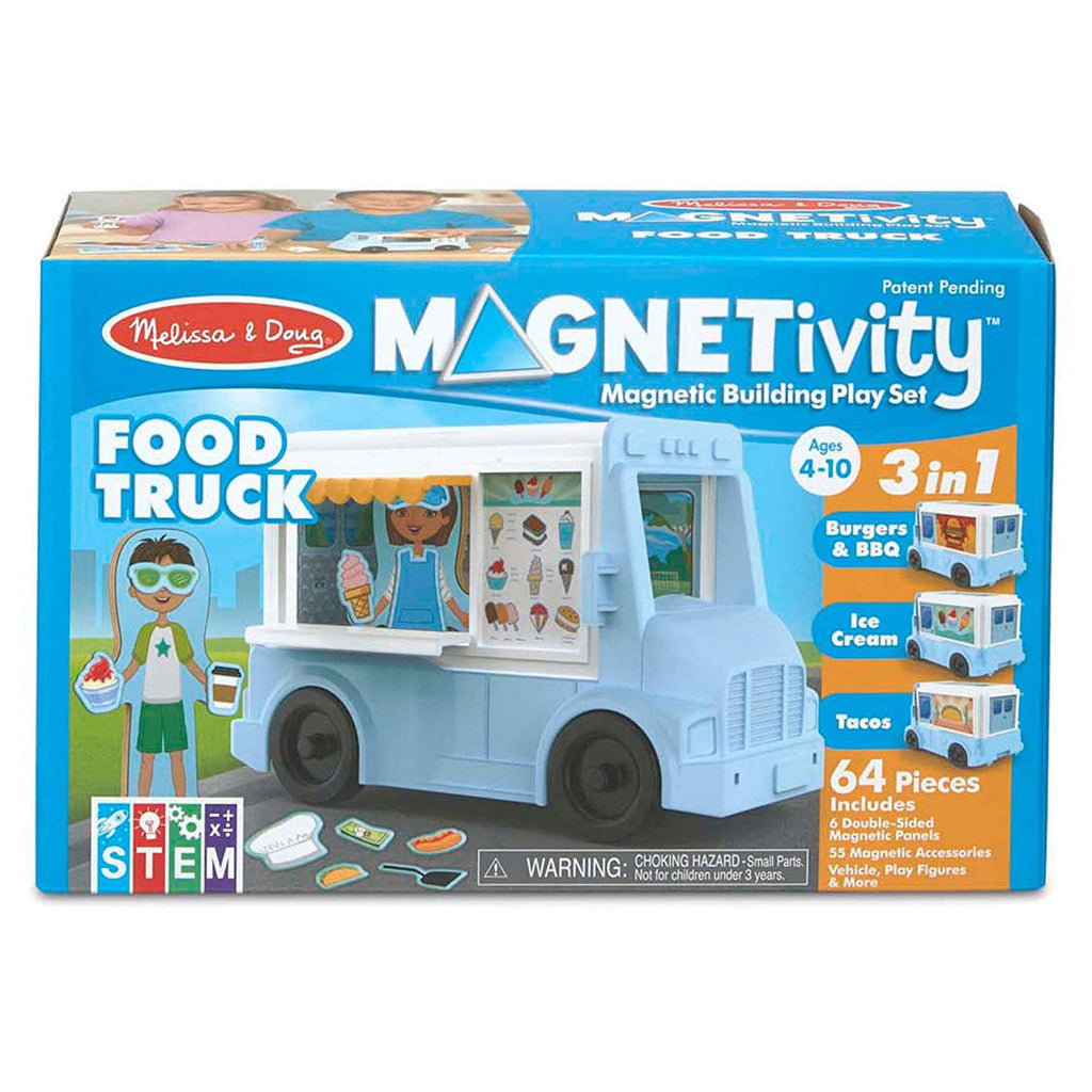 Melissa And Doug Magnetivity Food Truck Play Set