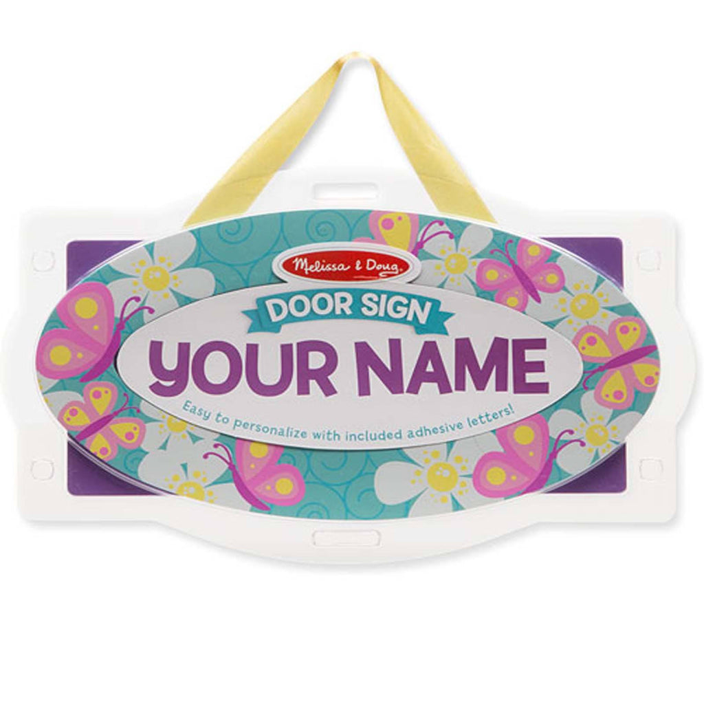 Melissa And Doug Wooden Butterfly Door Sign