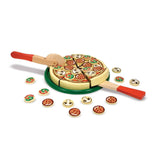 Melissa And Doug Wooden Classic Toy Pizza Party Set - Radar Toys