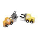 Melissa And Doug Wooden Construction Site Vehicles Set - Radar Toys