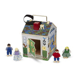 Melissa And Doug Wooden Doorbell House Play Set - Radar Toys