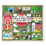 Melissa And Doug Wooden Farm And Tractor Play Set - Radar Toys