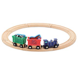 Melissa And Doug Wooden Farm Animal Train Set - Radar Toys