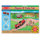 Melissa And Doug Wooden Figure 8 Train Set - Radar Toys