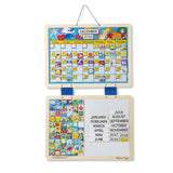 Melissa And Doug Wooden Magnetic Monthly Calendar Set - Radar Toys