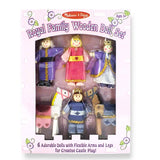 Melissa And Doug Wooden Royal Family Doll Set - Radar Toys