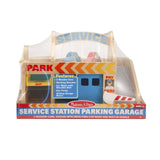 Melissa And Doug Wooden Service Station Parking Garage Play Set - Radar Toys