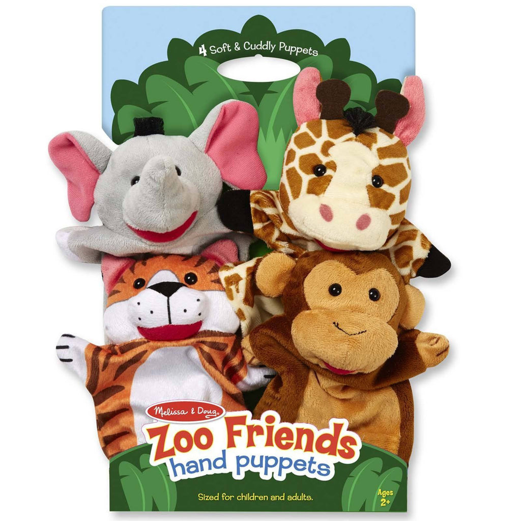 Melissa And Doug Zoo Friends Hand Puppets