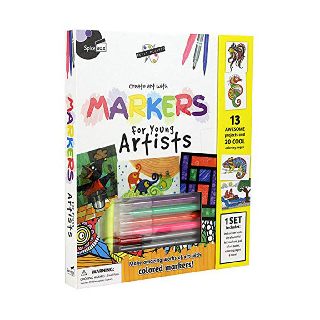 Spice Box Colored Markers For Young Artists Set - Radar Toys