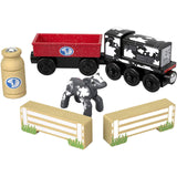 Thomas And Friends Wood Diesel's Dairy Drop Off Train Set - Radar Toys