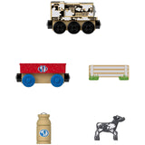 Thomas And Friends Wood Diesel's Dairy Drop Off Train Set - Radar Toys