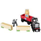 Thomas And Friends Wood Diesel's Dairy Drop Off Train Set - Radar Toys