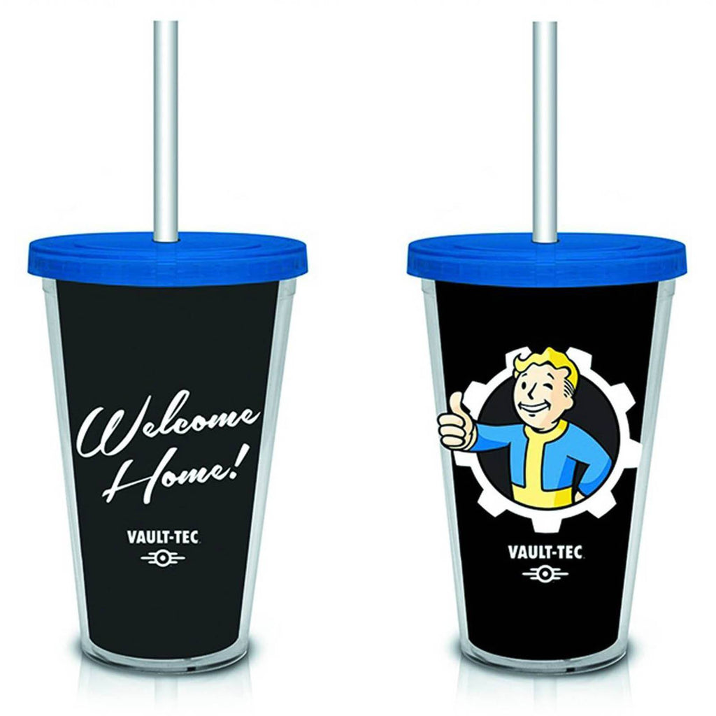 Fallout Welcome Home Black Vault-Tec 18 oz. Travel Cup