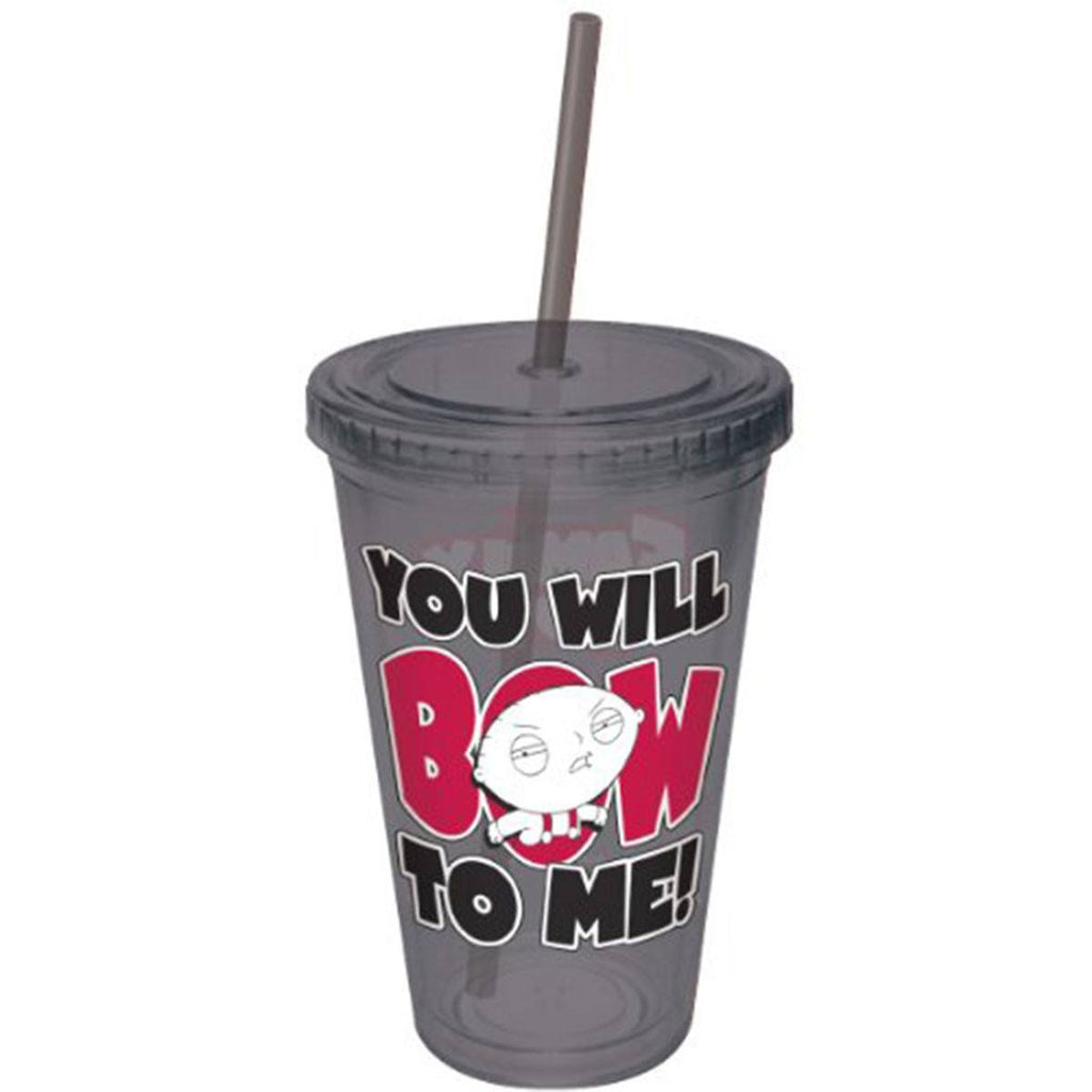 Family Guy Bow To Me Acrylic 16 oz. Travel Cup