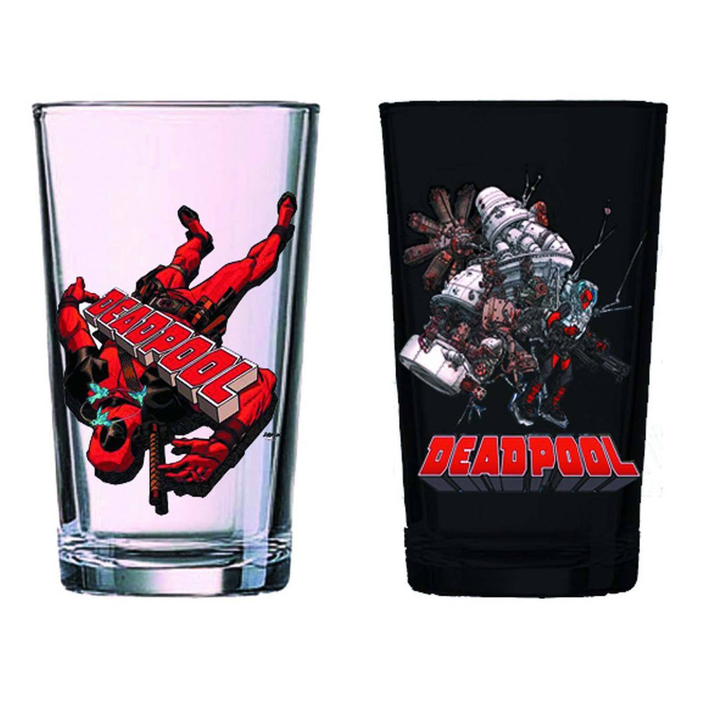 Marvel Deadpool PX Exclusive Pint 2 Glass Set