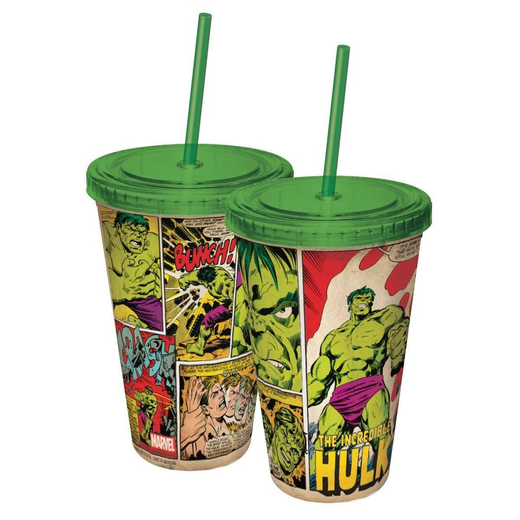 Marvel Hulk Comic Panels Acrylic 16 oz. Travel Cup