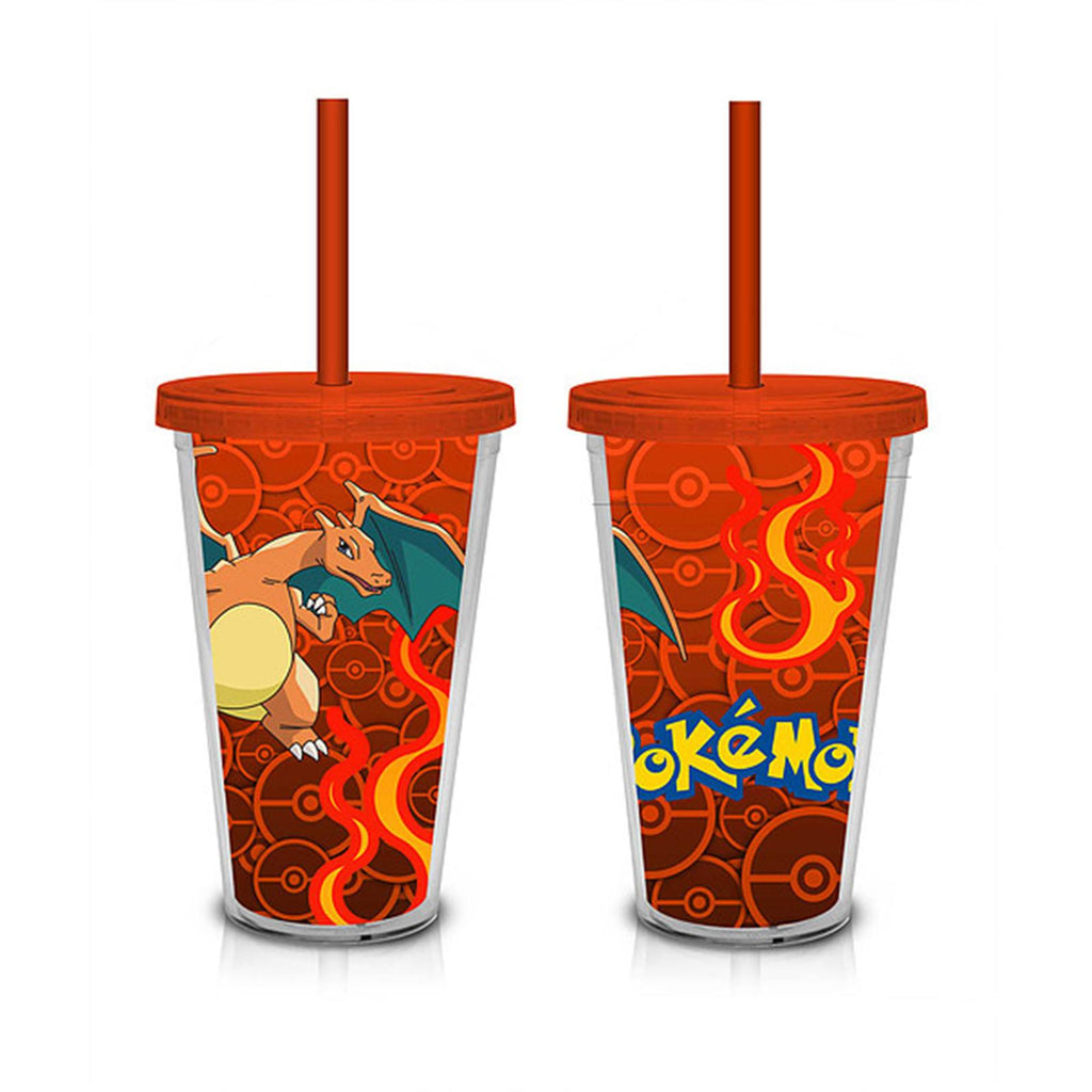 Pokemon Charizard Lenticular Print 18 oz. Travel Cup
