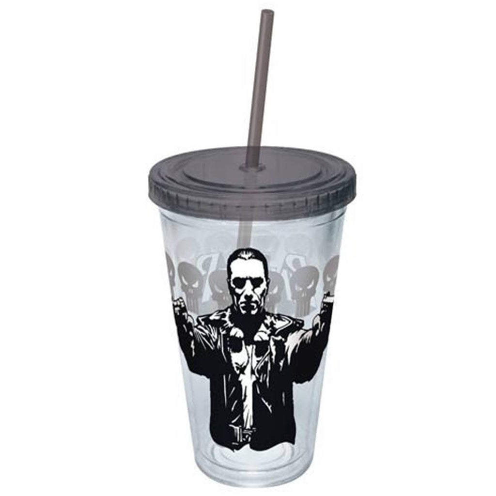 The Punisher Guns Drawn Acrylic 16 oz. Travel Cup