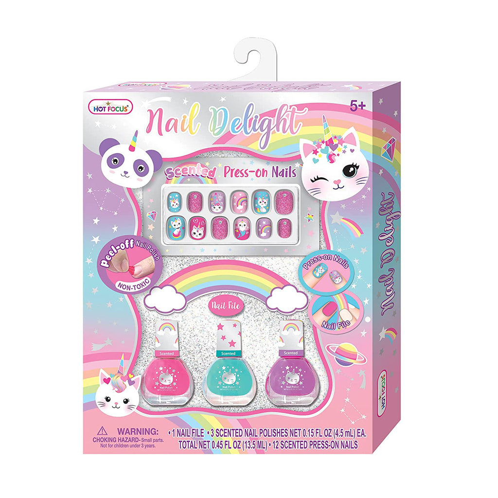 Hot Focus Unicorn Nail Delight Cosmetic Set - Radar Toys